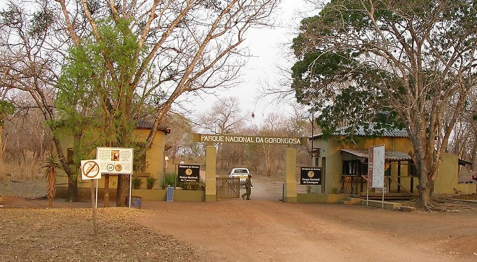 gorongosa park gate