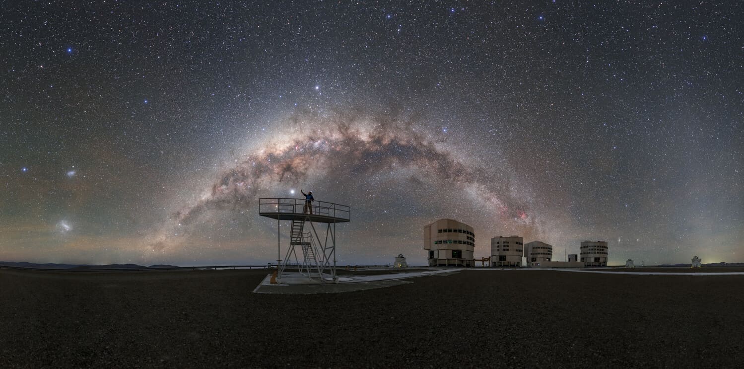 Observatório do Paranal. Crédito da Foto: ESO/B. Tafreshi
